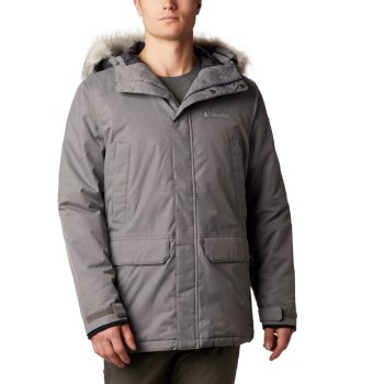 Columbia Penns Creek II Parka, Chamarras Grises Para Hombre | 790148-XQP